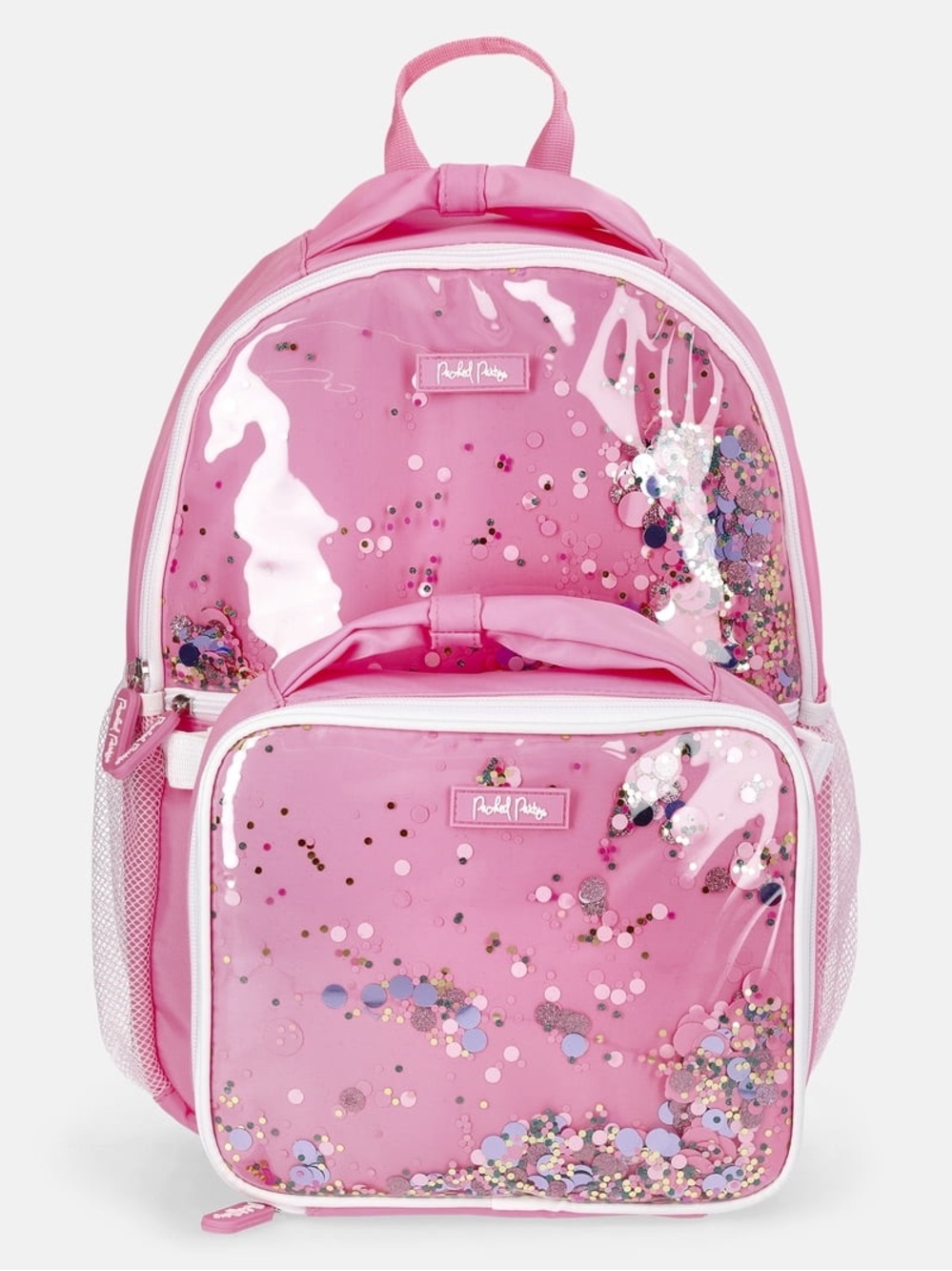 Packed Party Girl’s Confetti Backpack and Insulated Lunch Tote Set W